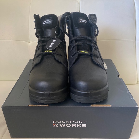 New Rockport Works More Energy Composite Toe Work Boots - Picture 2 of 5